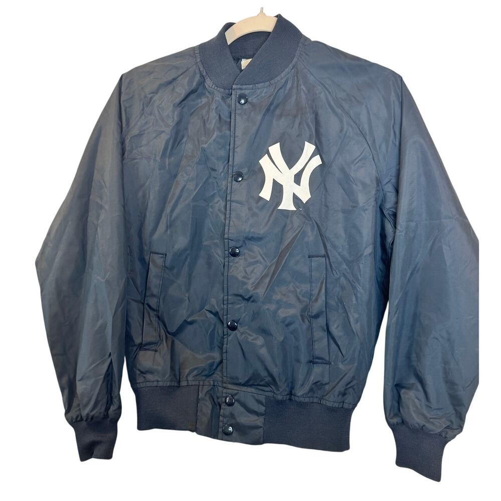 VTG Chalk Line NY Windbreaker Youth 14/16 Blue Jacket